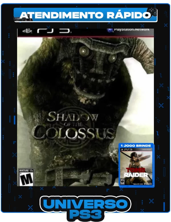 Shadow of the Colossus para PS3 em mídia digital