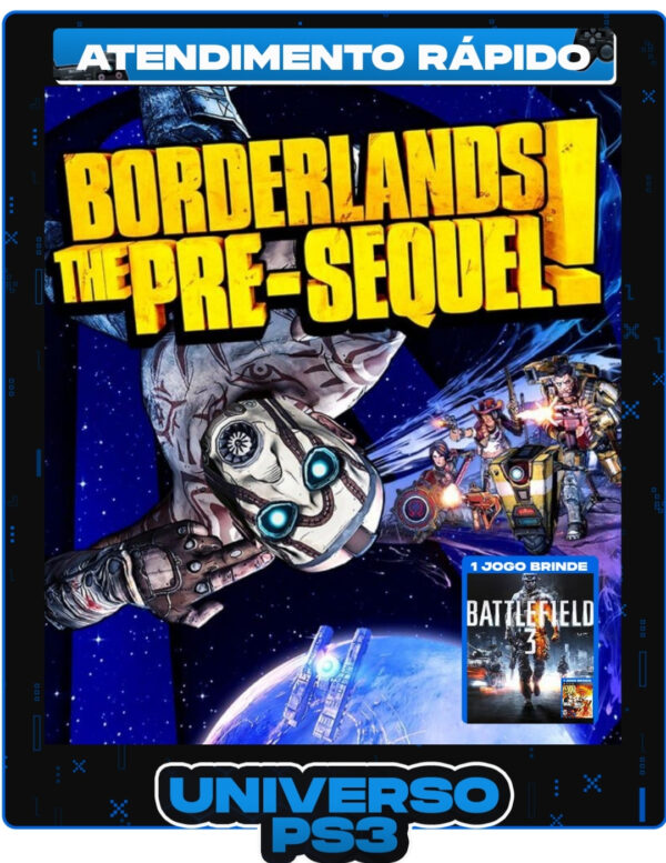 Borderlands: The Pre-Sequel para PS3 em mídia digital